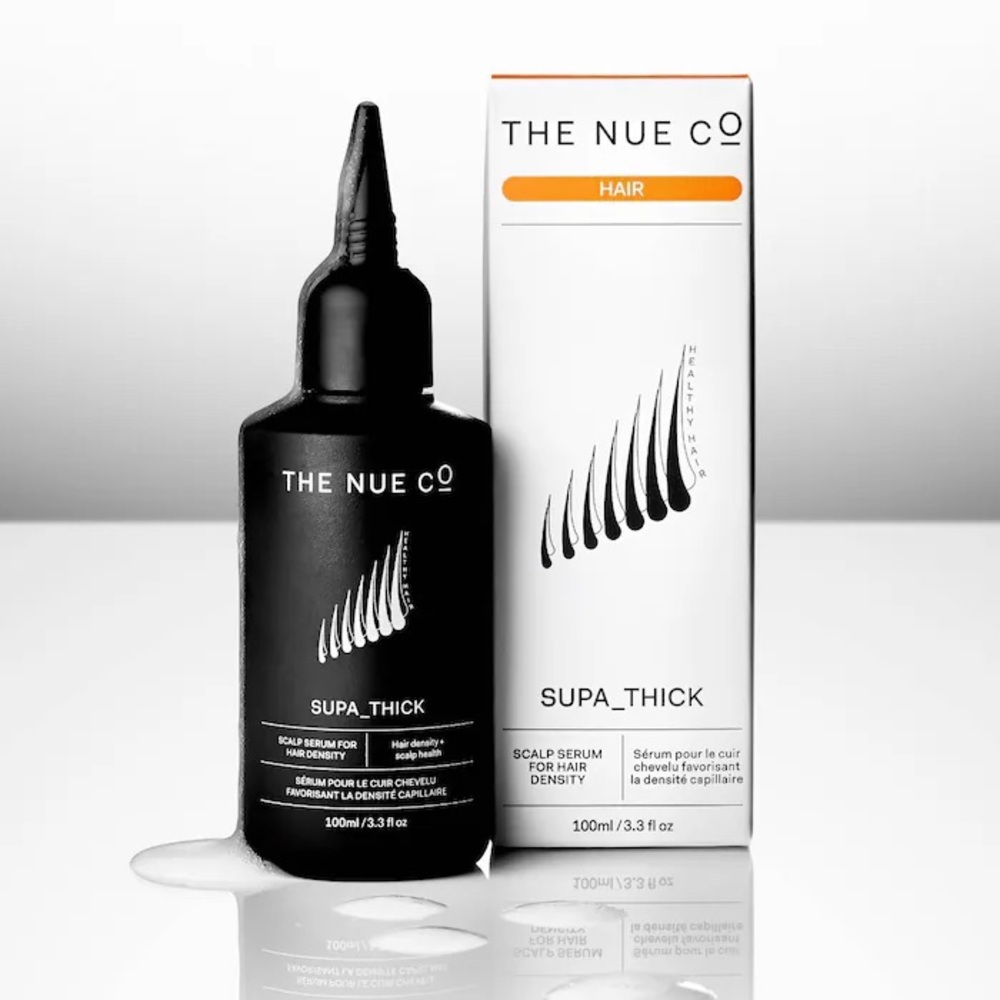 THE NUE COMPANY SUPA THICK SCALP SERUM THINNING HAIR LINE THICKER FULLER HAIR
